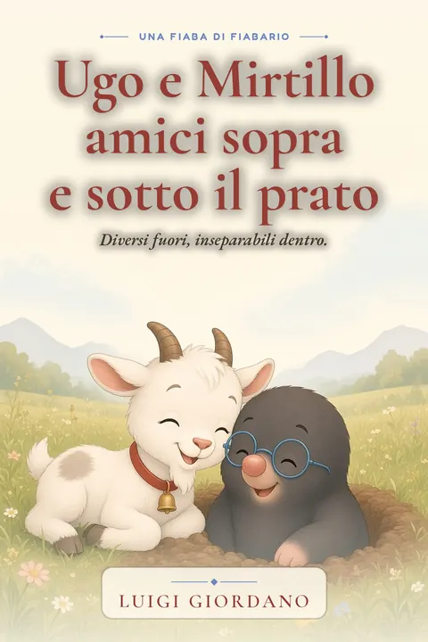 Copertina di Ugo e Mirtillo, amici sopra e sotto il prato