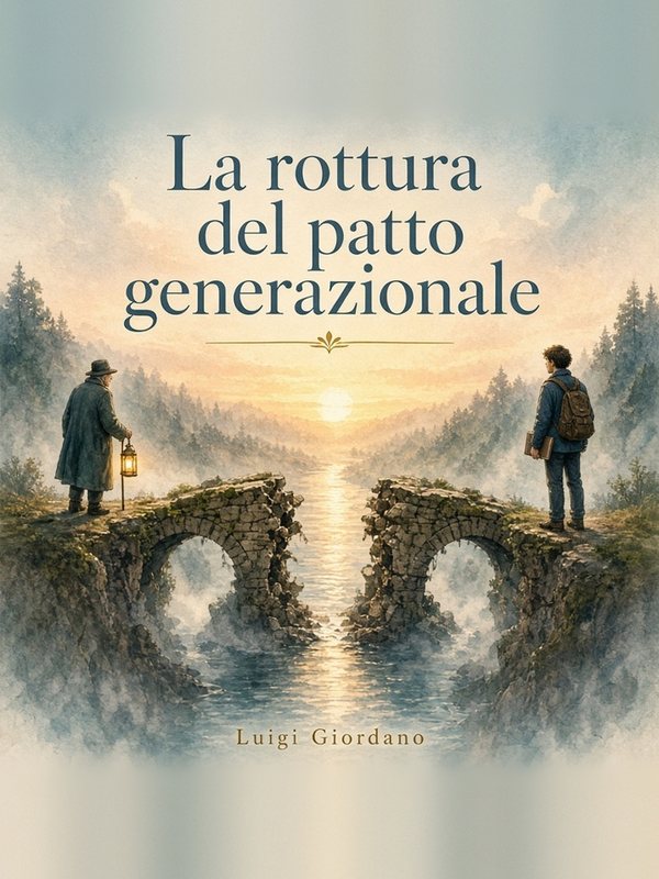 Copertina del libro La rottura del patto generazionale